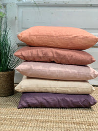 Linen cushion cover - Grape