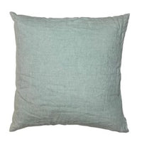 Linen cushions, 50x50 cm, color: light gray, blue gray, dusty green, light gray
