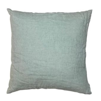 Linen cushions, 50x50 cm, color: light gray, blue gray, dusty green, light gray