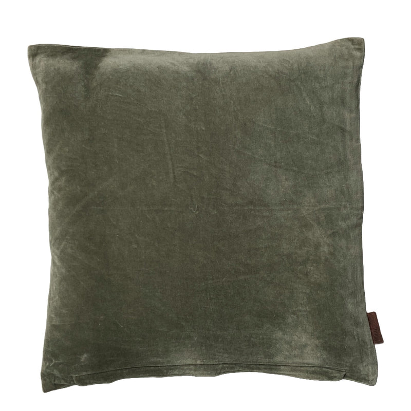 Velour Pudebetræk Hina Green 50x50