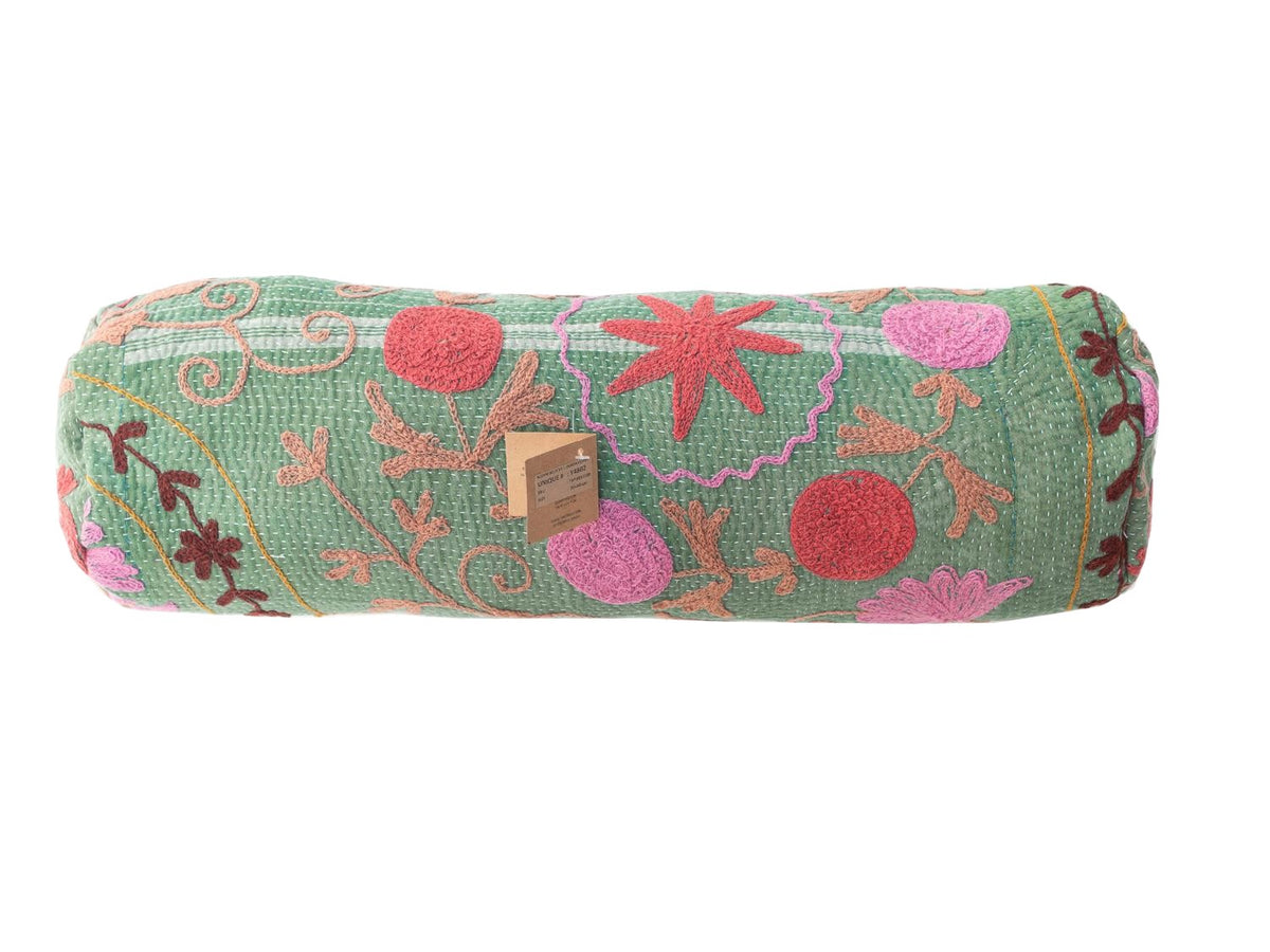 Suzani Bolster Cover Ø20x60