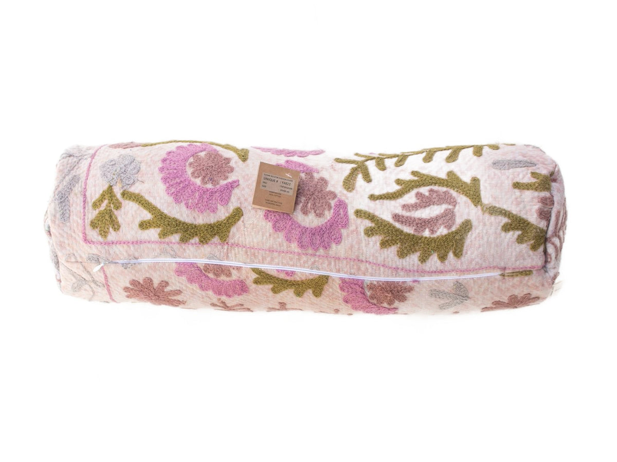 Suzani Bolster Cover Ø20x60