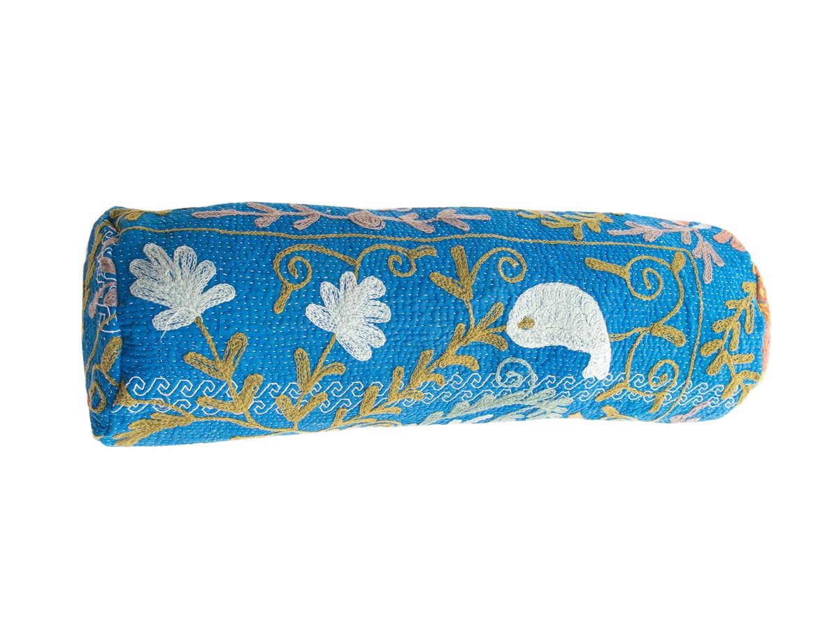 Suzani Bolster Cover Ø20x60