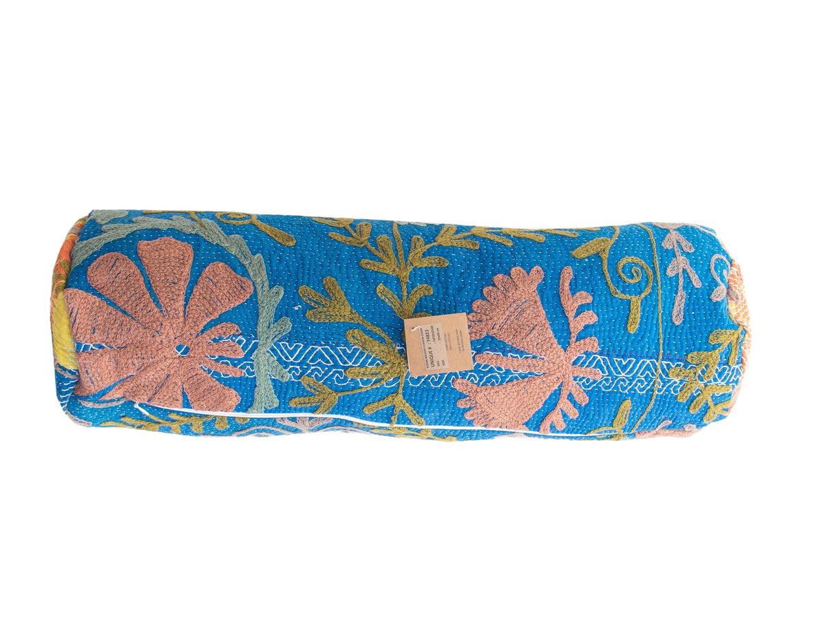 Suzani Bolster Cover Ø20x60