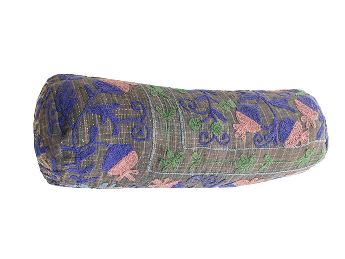 Suzani Bolster Cover Ø20x60