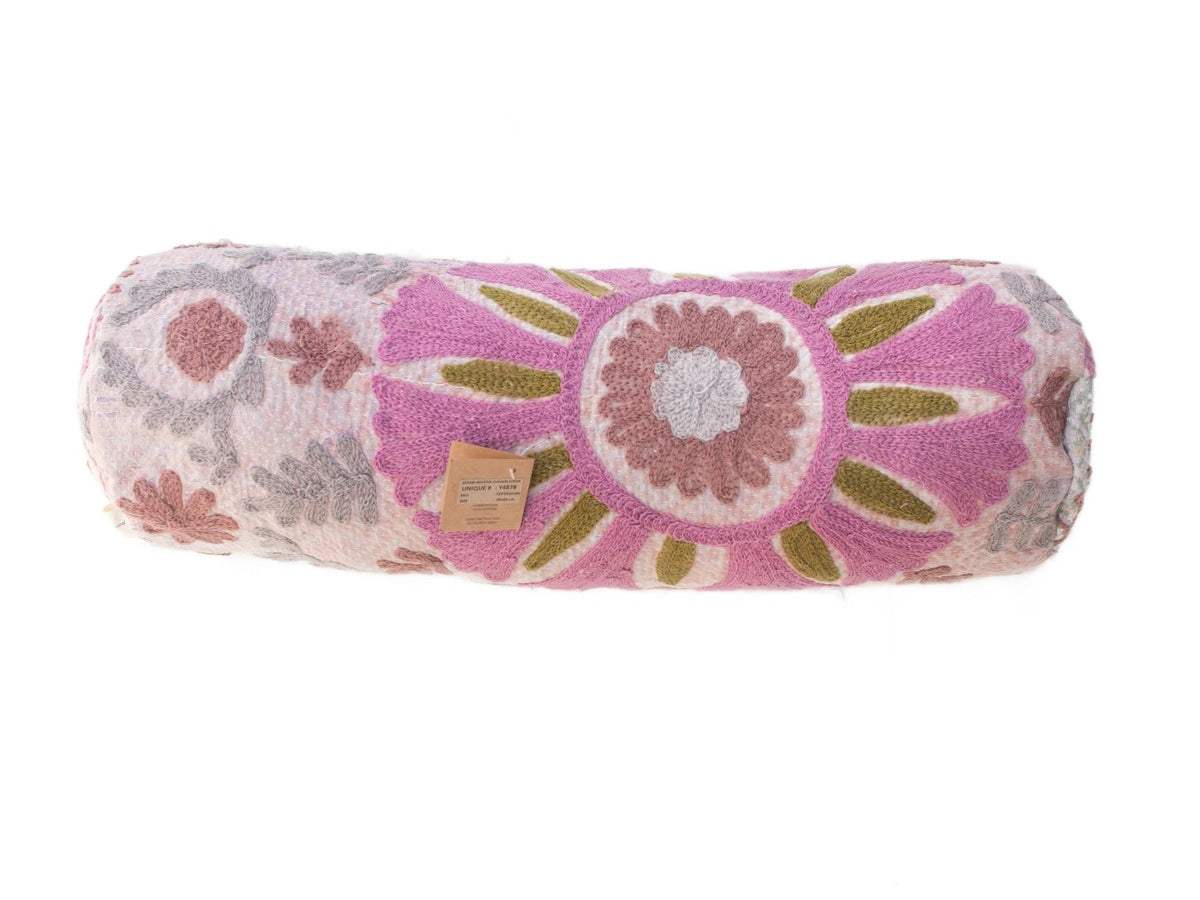 Suzani Bolster Cover Ø20x60